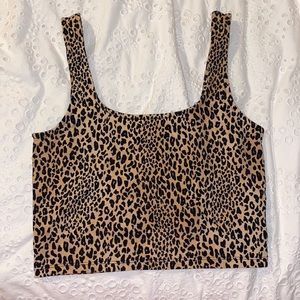 Forever 21 cheetah tank top